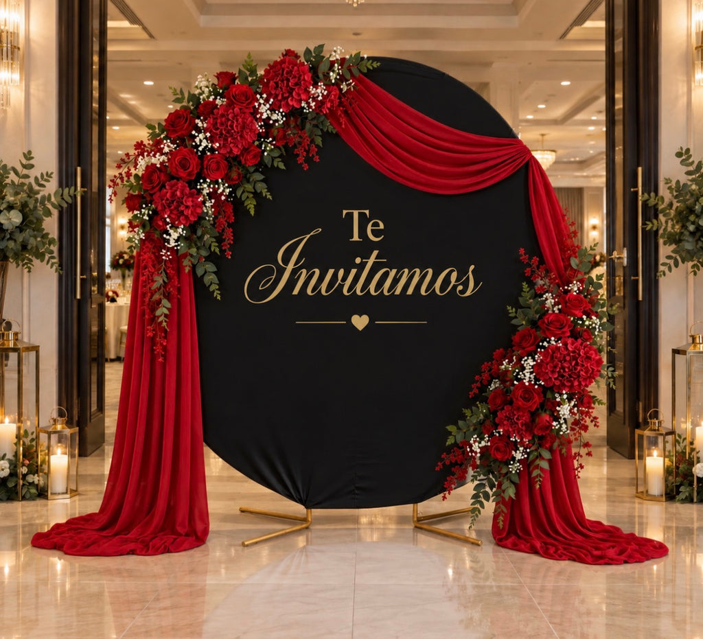 Circular Backdrop Covers | Black 6.6