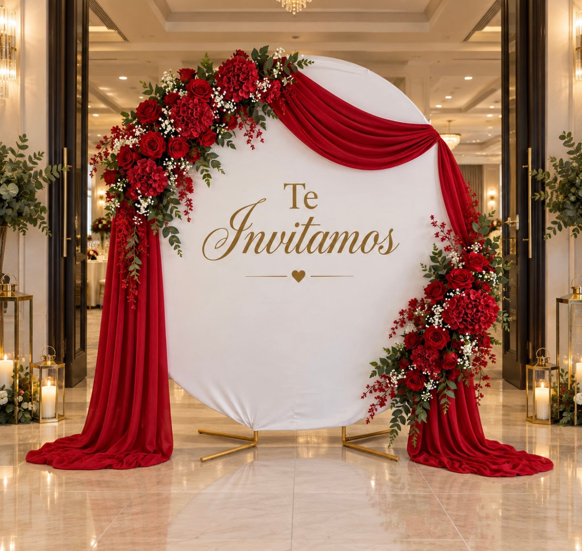 Circular Backdrop Covers | white 6.6