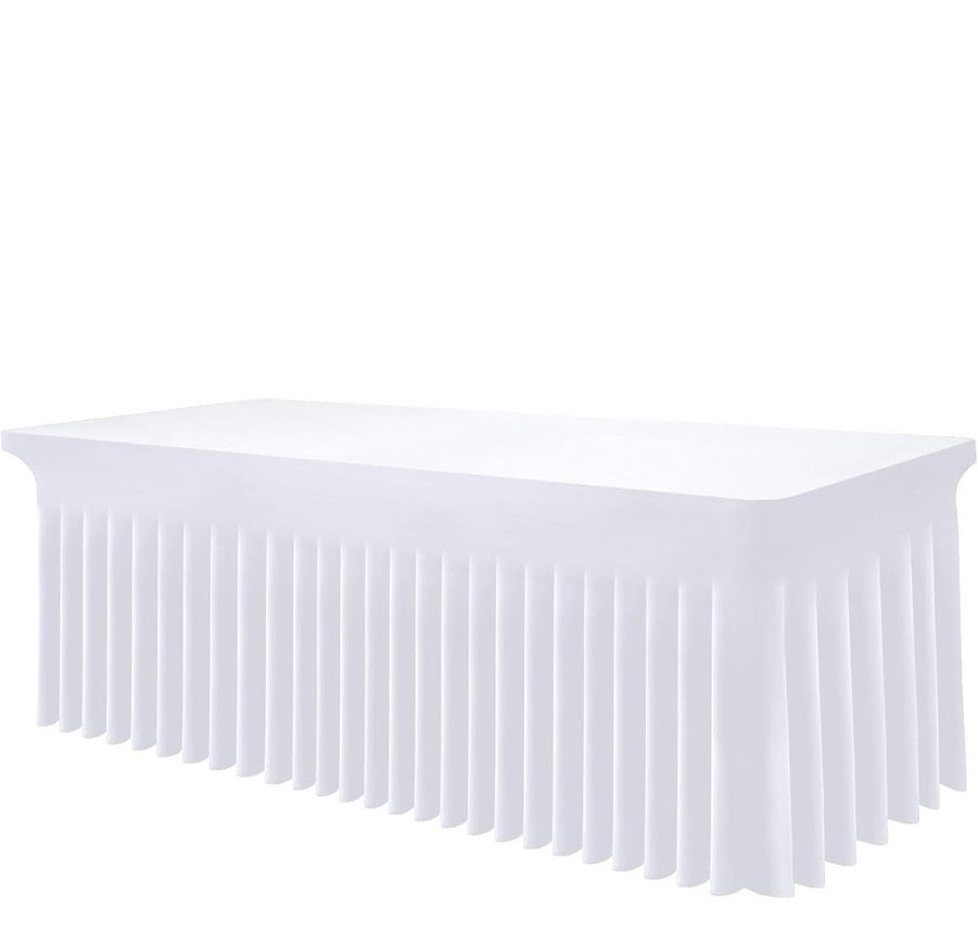 Mantel de Spandex, Mantel Elástico Ajustable Extensible para Mesas Rectangulares