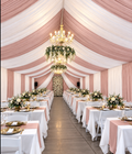 Cortinas Para Carpas | 12 yardas 5 costuras | Rose