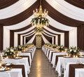 Cortinas Para Carpas | 12 yardas 3 costuras | Brown