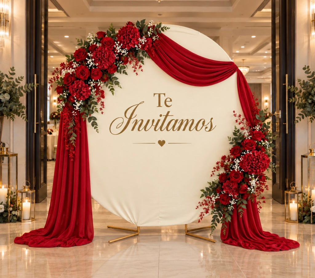 Circular Backdrop Covers | ivory 6.6