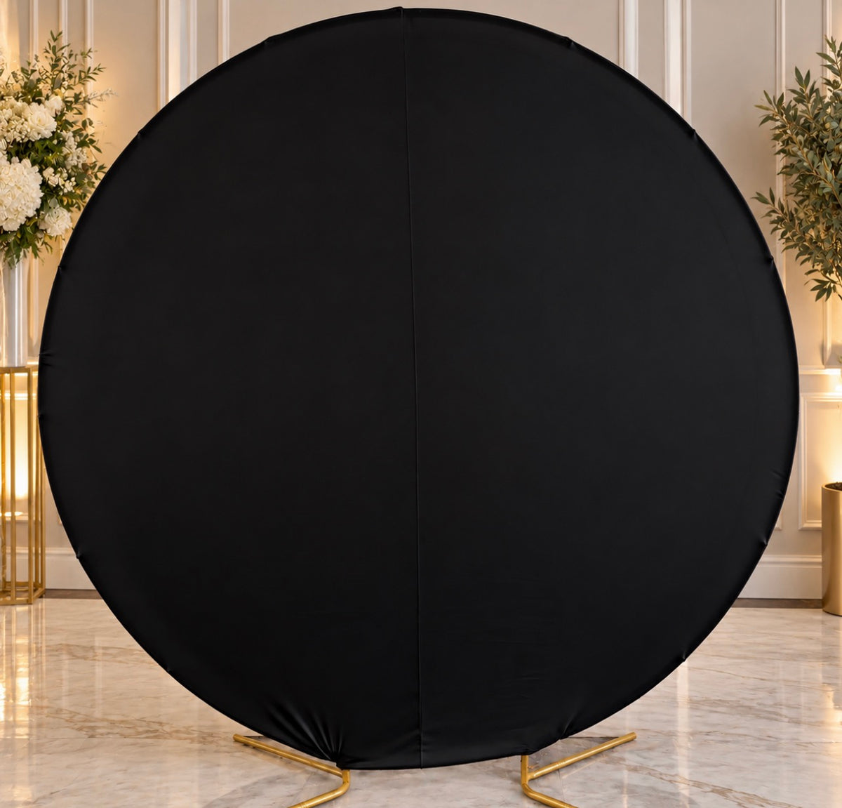 Circular Backdrop Covers | Black 6.6