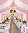 Cortinas Para Carpas | 12 yardas 5 costuras | Pink