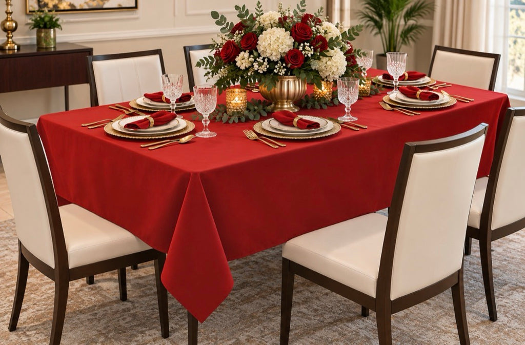 Mantel  Rectangular- Rojo 60" x 108"