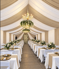 Cortinas Para Carpas | 12 yardas 5 costuras | Taupe