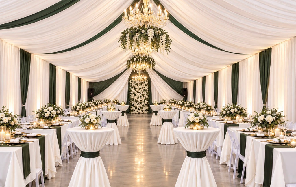 Cortinas Para Carpas | 12 Yardas 5 Costuras